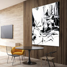 Black 6 by Diane Lambin on GIANT ART - white abstract