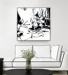 Black 6 by Diane Lambin on GIANT ART - white abstract
