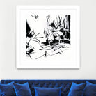 Black 6 by Diane Lambin on GIANT ART - white abstract