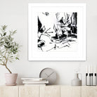 Black 6 by Diane Lambin on GIANT ART - white abstract