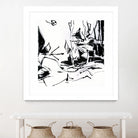 Black 6 by Diane Lambin on GIANT ART - white abstract