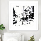 Black 6 by Diane Lambin on GIANT ART - white abstract