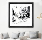 Black 6 by Diane Lambin on GIANT ART - white abstract