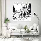 Black 6 by Diane Lambin on GIANT ART - white abstract