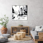 Black 6 by Diane Lambin on GIANT ART - white abstract