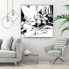 Black 6 by Diane Lambin on GIANT ART - white abstract