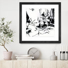 Black 6 by Diane Lambin on GIANT ART - white abstract