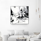 Black 6 by Diane Lambin on GIANT ART - white abstract