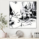 Black 6 by Diane Lambin on GIANT ART - white abstract