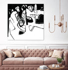 Black 7 by Diane Lambin on GIANT ART - white abstract