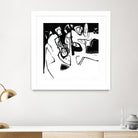 Black 7 by Diane Lambin on GIANT ART - white abstract