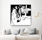 Black 7 by Diane Lambin on GIANT ART - white abstract
