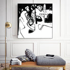 Black 7 by Diane Lambin on GIANT ART - white abstract