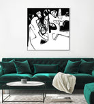 Black 7 by Diane Lambin on GIANT ART - white abstract