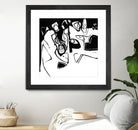 Black 7 by Diane Lambin on GIANT ART - white abstract