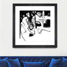 Black 7 by Diane Lambin on GIANT ART - white abstract