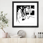 Black 7 by Diane Lambin on GIANT ART - white abstract