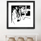 Black 7 by Diane Lambin on GIANT ART - white abstract