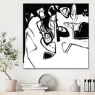 Black 7 by Diane Lambin on GIANT ART - white abstract