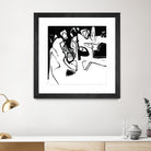 Black 7 by Diane Lambin on GIANT ART - white abstract