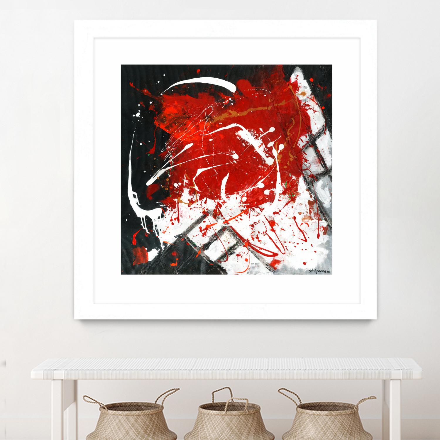 L'univers en couleur by Carole St-Germain on GIANT ART - black abstract