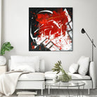 L'univers en couleur by Carole St-Germain on GIANT ART - black abstract