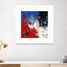 Les traces à suivre by Carole St-Germain on GIANT ART - blue abstract