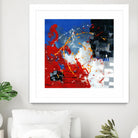 Les traces à suivre by Carole St-Germain on GIANT ART - blue abstract