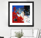 Les traces à suivre by Carole St-Germain on GIANT ART - blue abstract