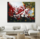 Bien enraciné by Carole St-Germain on GIANT ART - yellow abstract