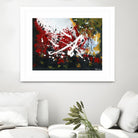 Bien enraciné by Carole St-Germain on GIANT ART - red abstract artistes du québec