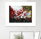 Bien enraciné by Carole St-Germain on GIANT ART - red abstract artistes du québec