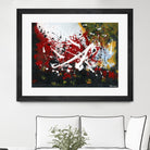 Bien enraciné by Carole St-Germain on GIANT ART - red abstract artistes du québec