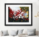 Bien enraciné by Carole St-Germain on GIANT ART - red abstract artistes du québec