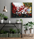 Bien enraciné by Carole St-Germain on GIANT ART - red abstract artistes du québec