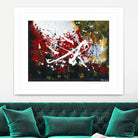 Bien enraciné by Carole St-Germain on GIANT ART - red abstract artistes du québec