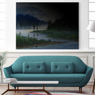 L.éclaircie by Yvon Lemieux on GIANT ART - green landscape