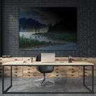 L.éclaircie by Yvon Lemieux on GIANT ART - green landscape