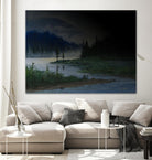 L.éclaircie by Yvon Lemieux on GIANT ART - green landscape