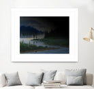 L.éclaircie by Yvon Lemieux on GIANT ART - green landscape