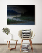 L.éclaircie by Yvon Lemieux on GIANT ART - green landscape