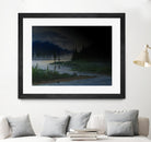 L.éclaircie by Yvon Lemieux on GIANT ART - green landscape