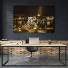 Budapest Chain Bridge traffic by Nick Jackson on GIANT ART - beige landscape