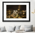 Budapest Chain Bridge traffic by Nick Jackson on GIANT ART - beige landscape