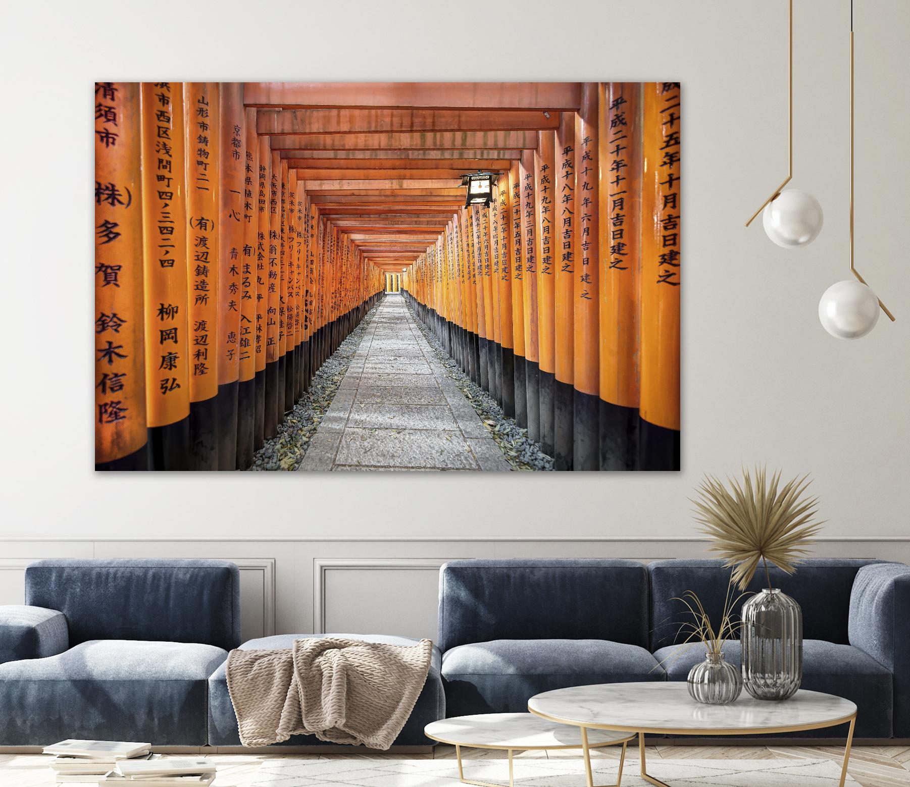 Fushimi Inari Shrine, Kyoto by Nick Jackson on GIANT ART - orange photo art
