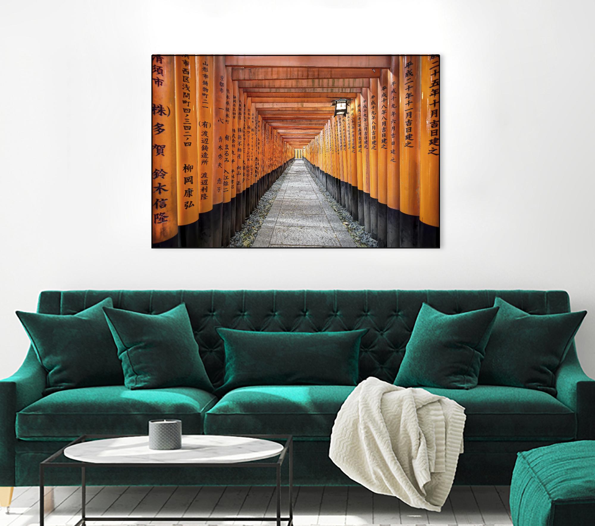 Fushimi Inari Shrine, Kyoto by Nick Jackson on GIANT ART - orange photo art