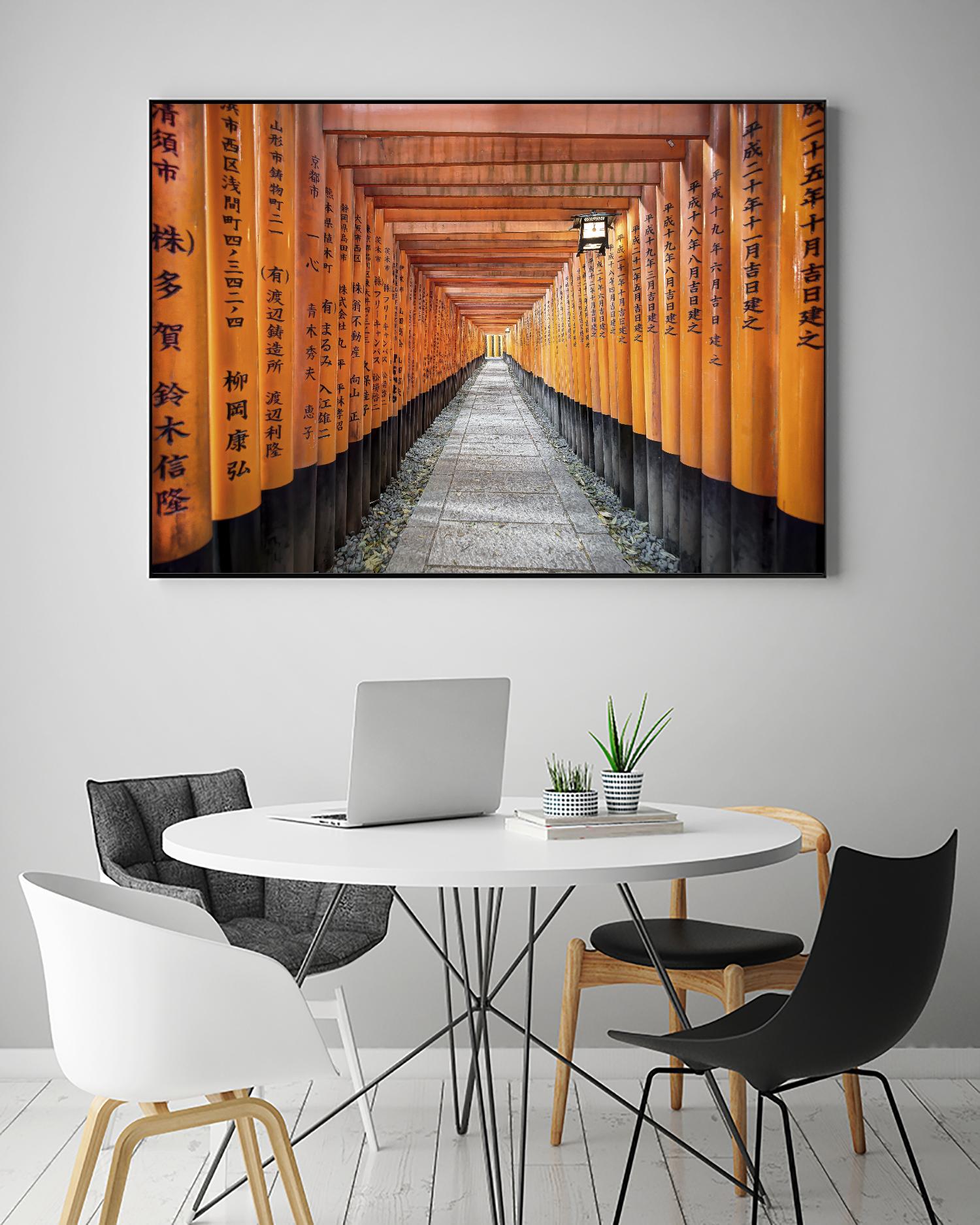 Fushimi Inari Shrine, Kyoto by Nick Jackson on GIANT ART - orange photo art