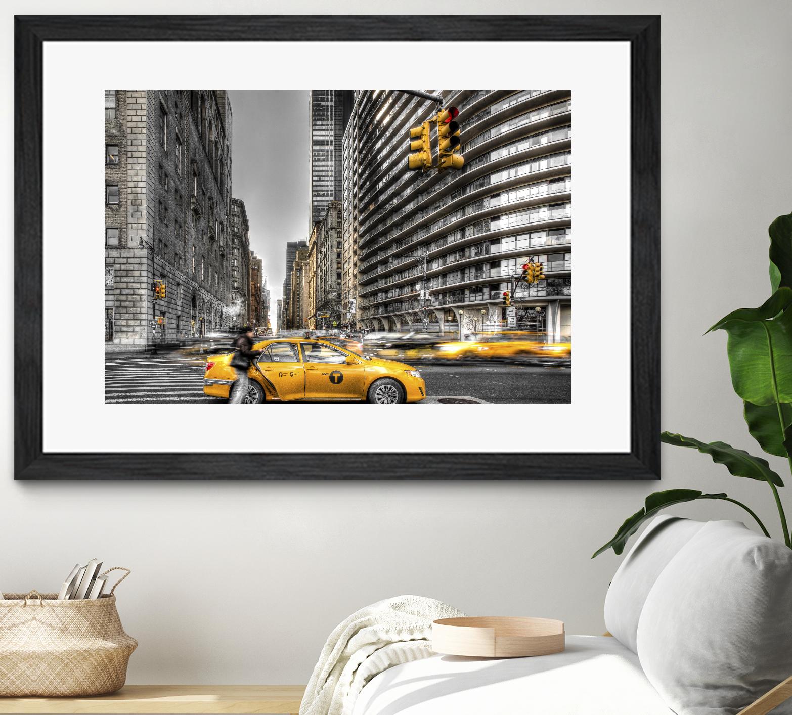 No rest in New York by Nick Jackson on GIANT ART - grey city scene