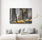No rest in New York by Nick Jackson on GIANT ART - grey city scene