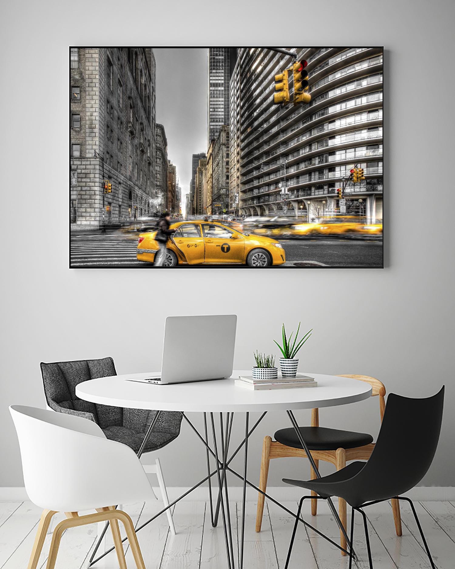 No rest in New York by Nick Jackson on GIANT ART - grey city scene